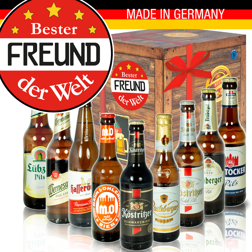 Bester Freund | 9x Bier Ostdeutsche Biere | Box