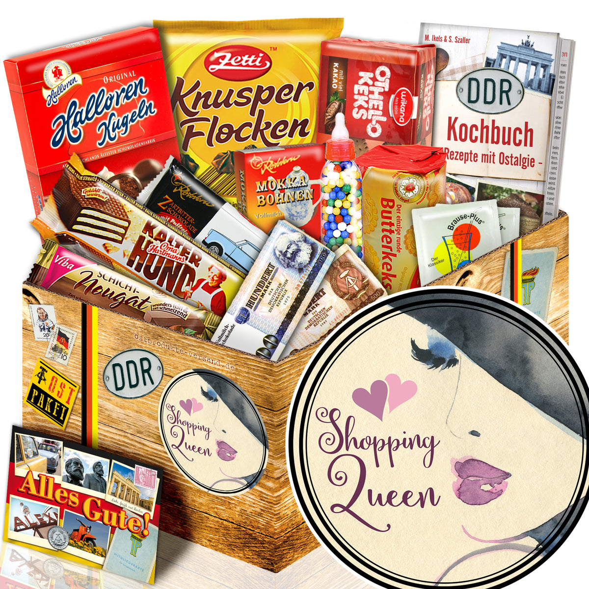 Shoppingqueen - Süßigkeiten Set DDR L