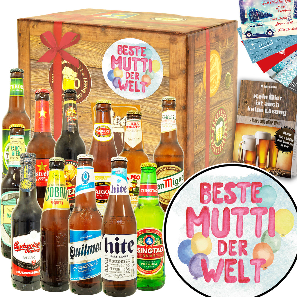Beste Mutti | 12 Spezialitäten Bier International | Box