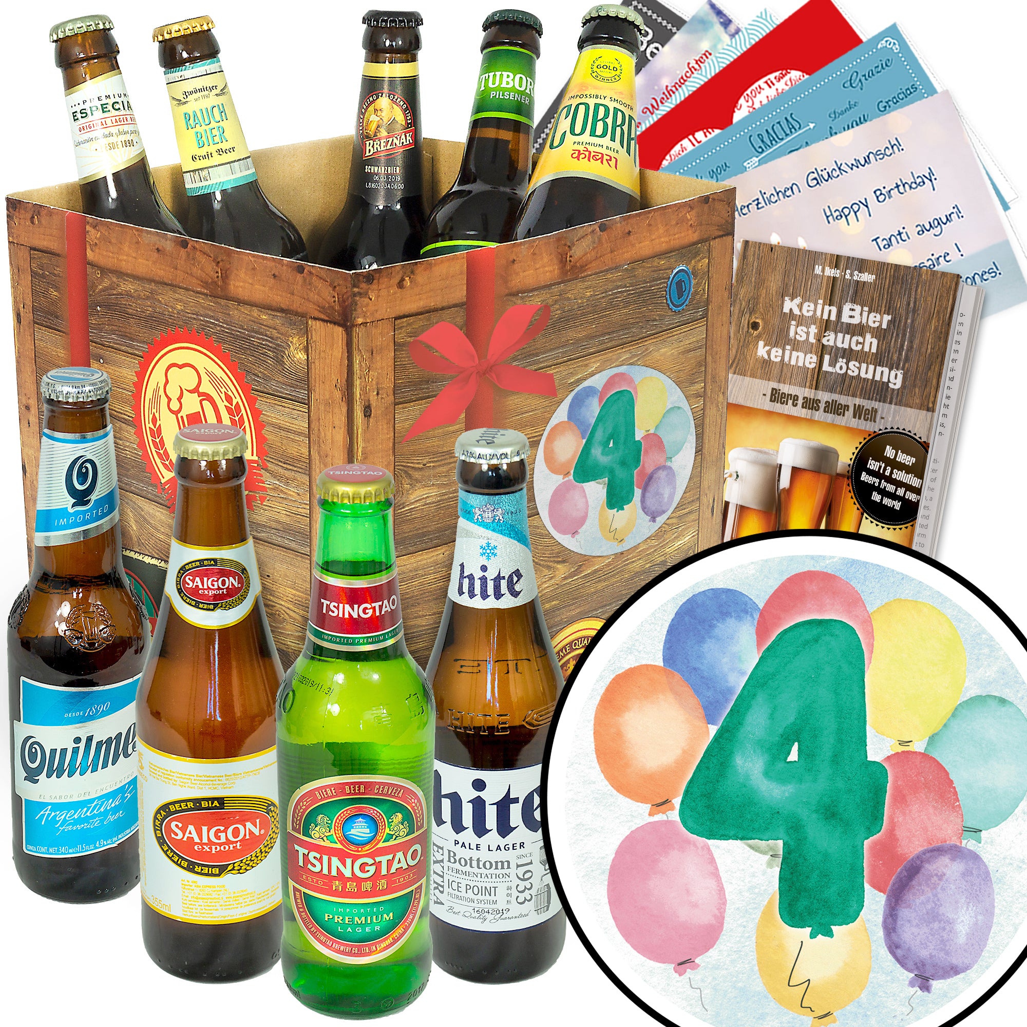 Bier Set | 9x Biere der Welt Geschenkbox