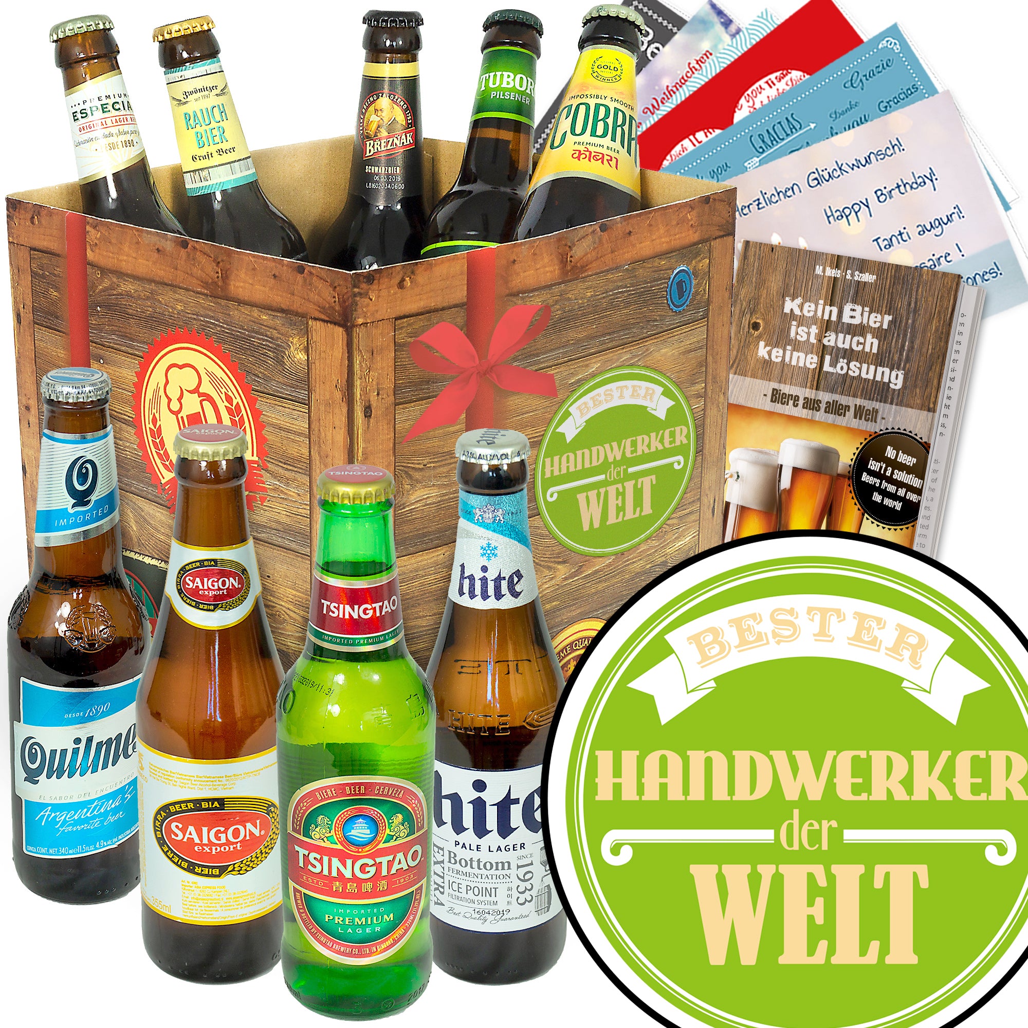 Bier Set | 9x Biere der Welt Geschenkbox