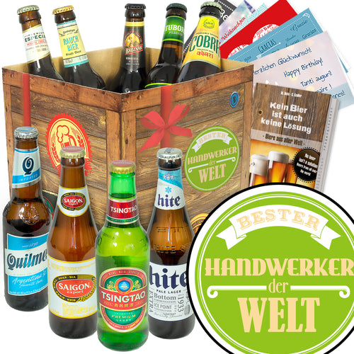 Bier Set | 9x Biere der Welt Geschenkbox