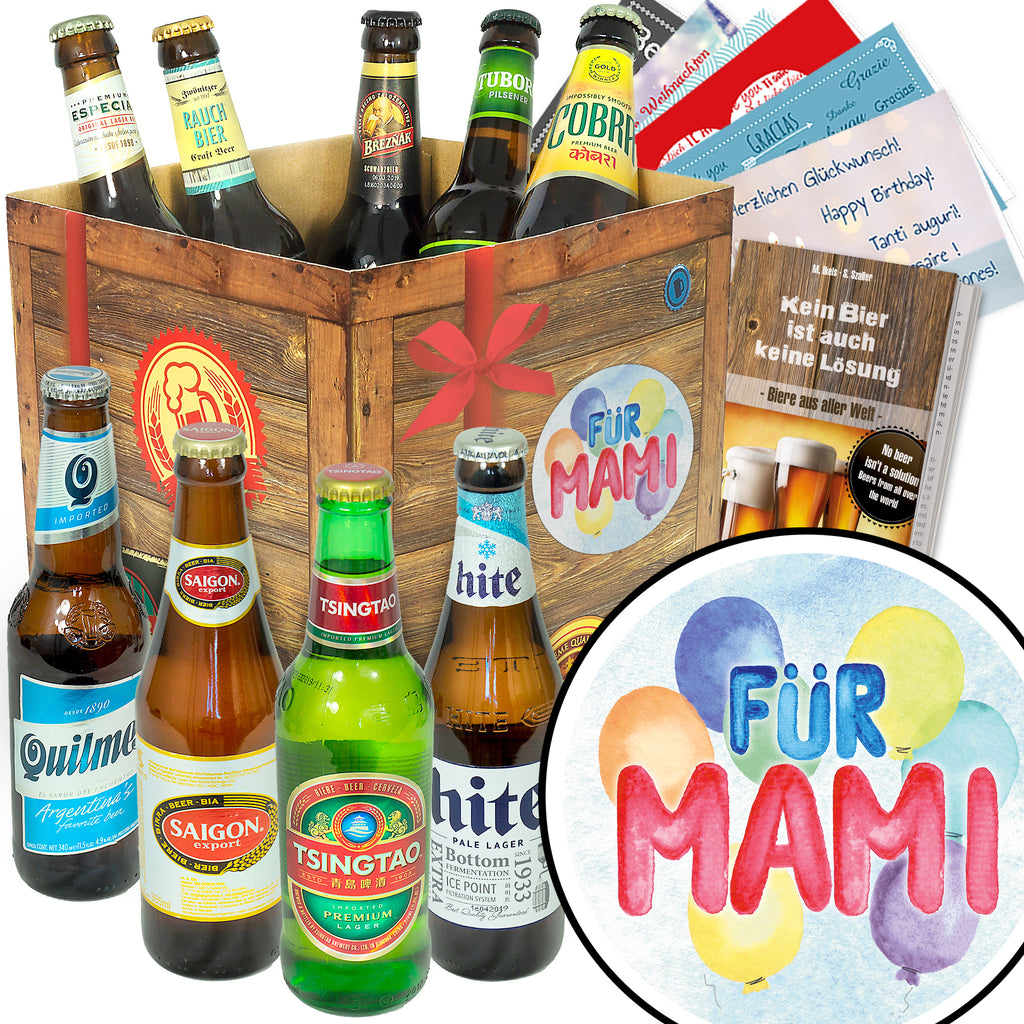 Für Mami | 9 Spezialitäten Bier Weltreise | Geschenkpaket