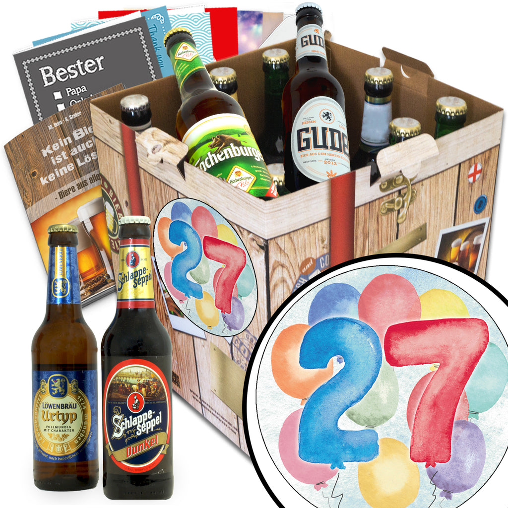 Geburtstag 27 | 9x Bier Biere Deutschland | Bierverkostung