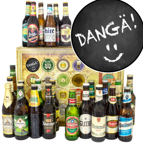 Dangä! | 24 Spezialitäten Bier International und Deutschland | Bierset