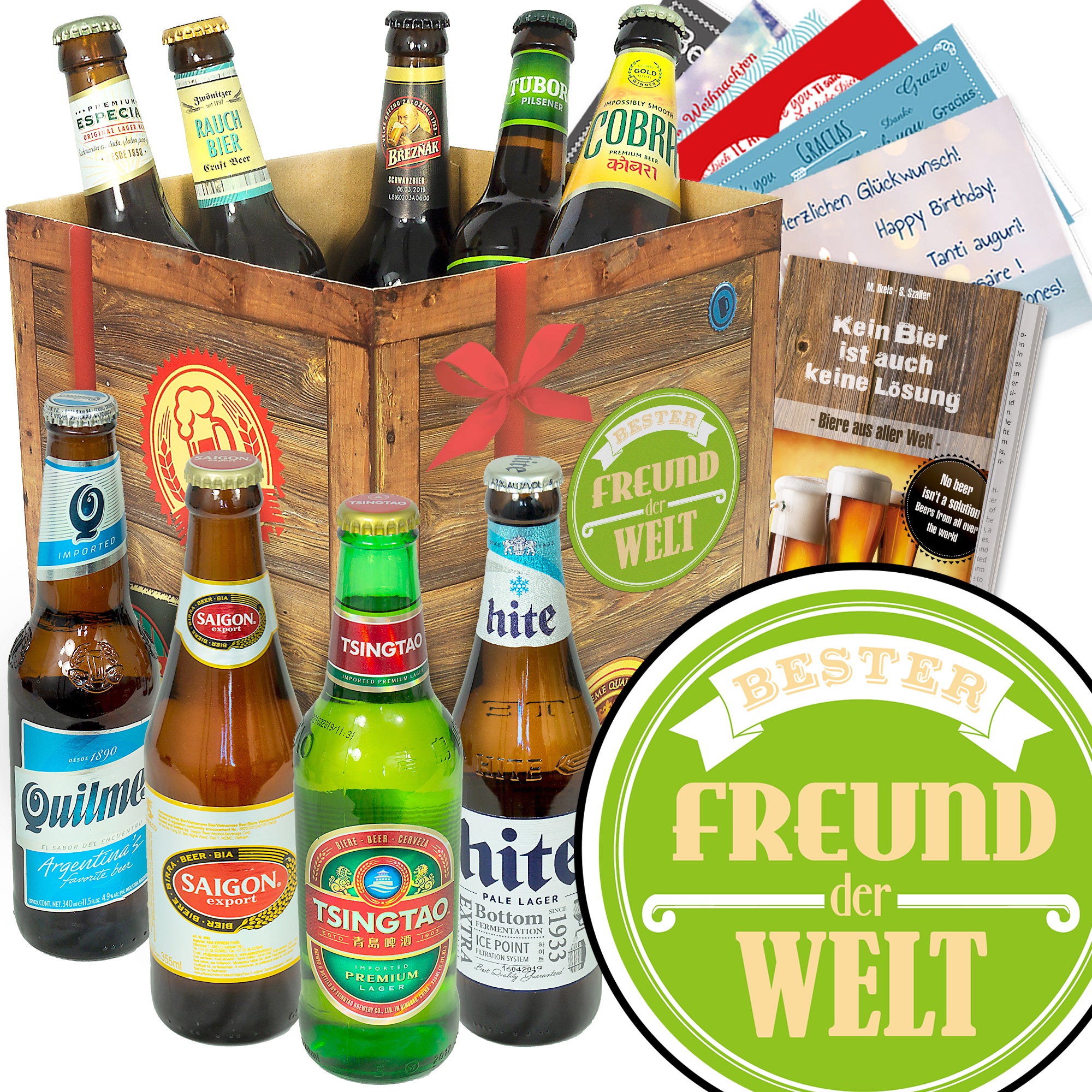 Bier Set | 9x Biere der Welt Geschenkbox
