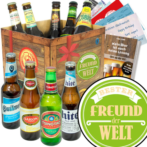 Bier Set | 9x Biere der Welt Geschenkbox