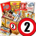 Zahl 2 - Süßigkeiten Set DDR L - monatsgeschenke.de