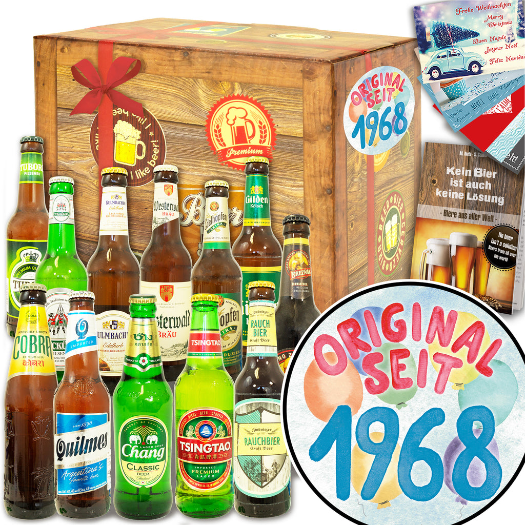 Original seit 1968 | 12 Biersorten Bier Deutschland und Welt | Bierset