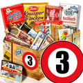 Zahl 3 - Süßigkeiten Set DDR L - monatsgeschenke.de
