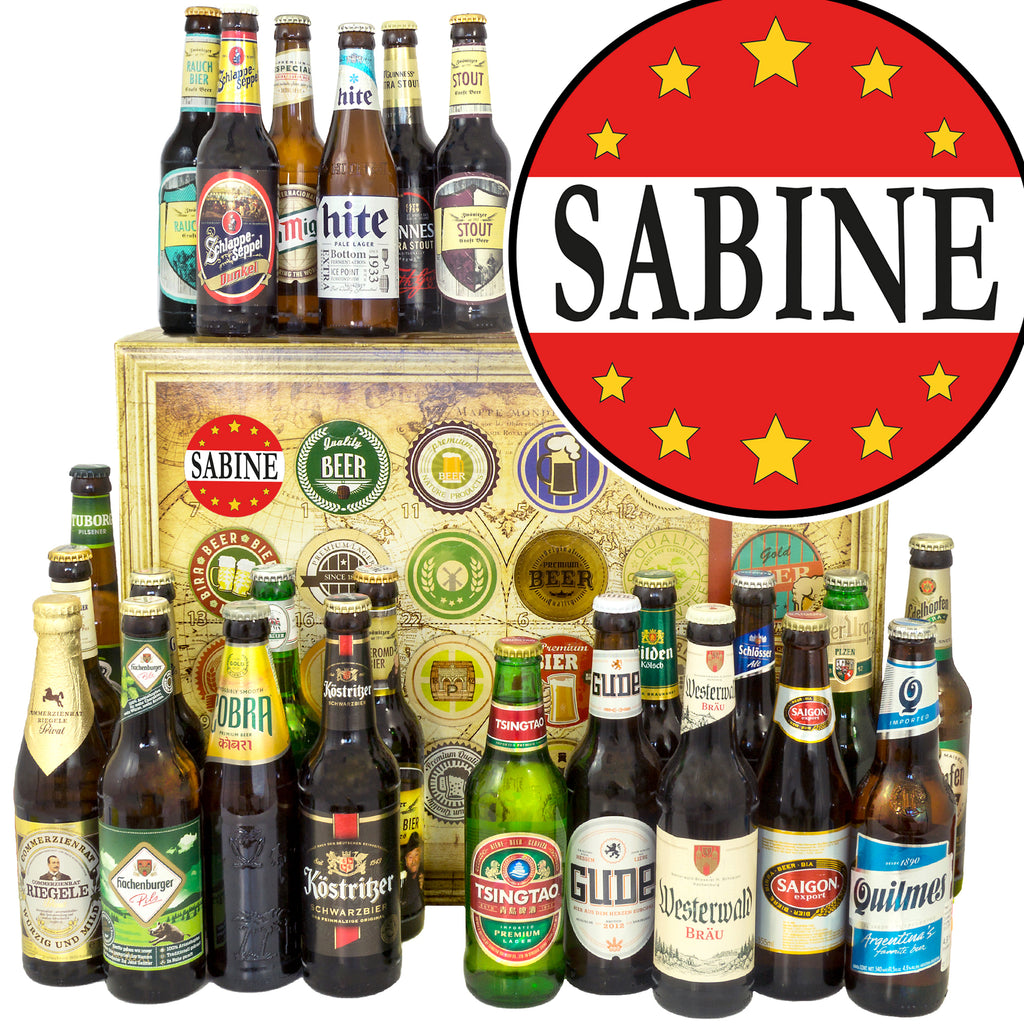 Sabine | 24x Bier International und Deutschland | Box