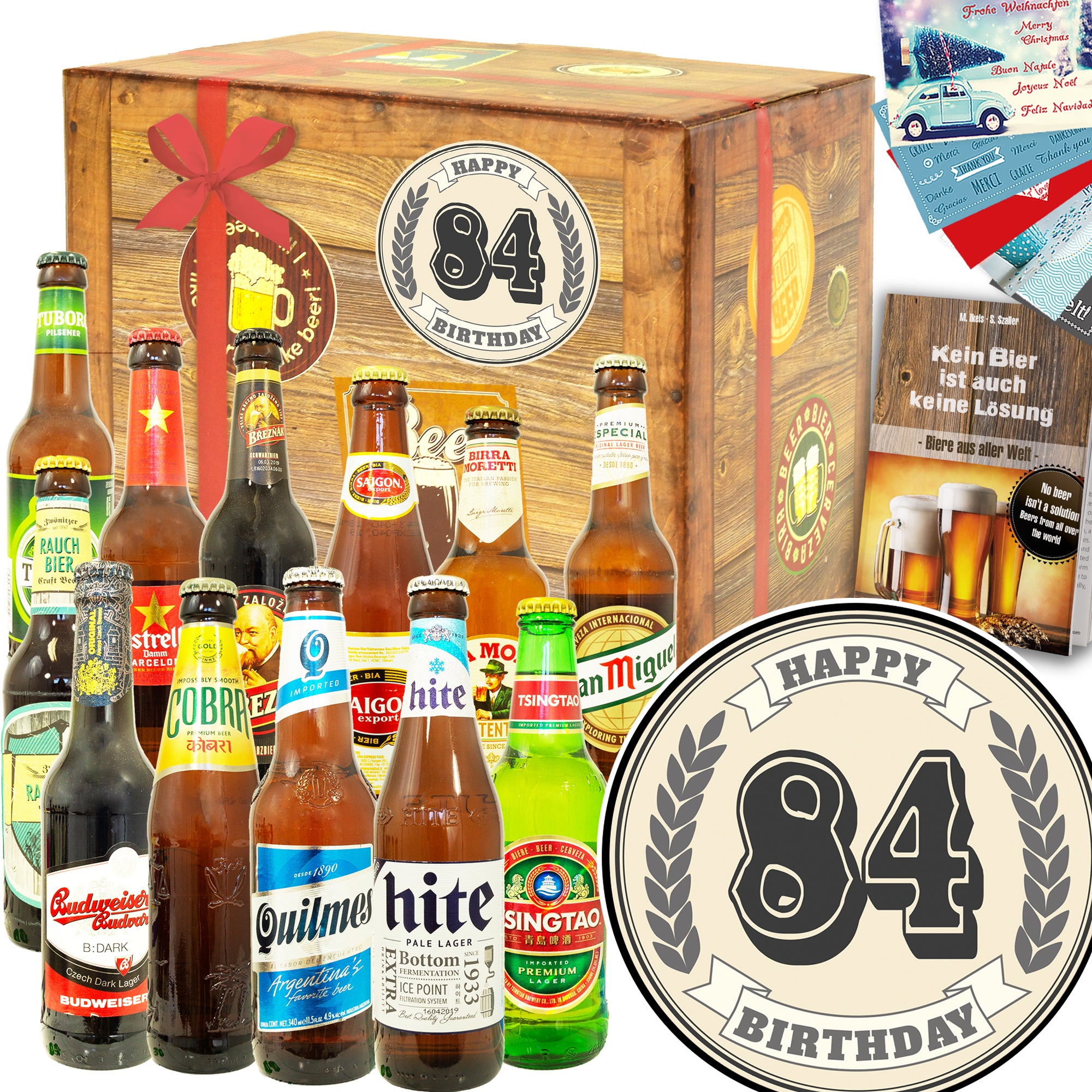Geburtstag 84 | 12 Spezialitäten Bier International | Geschenkidee