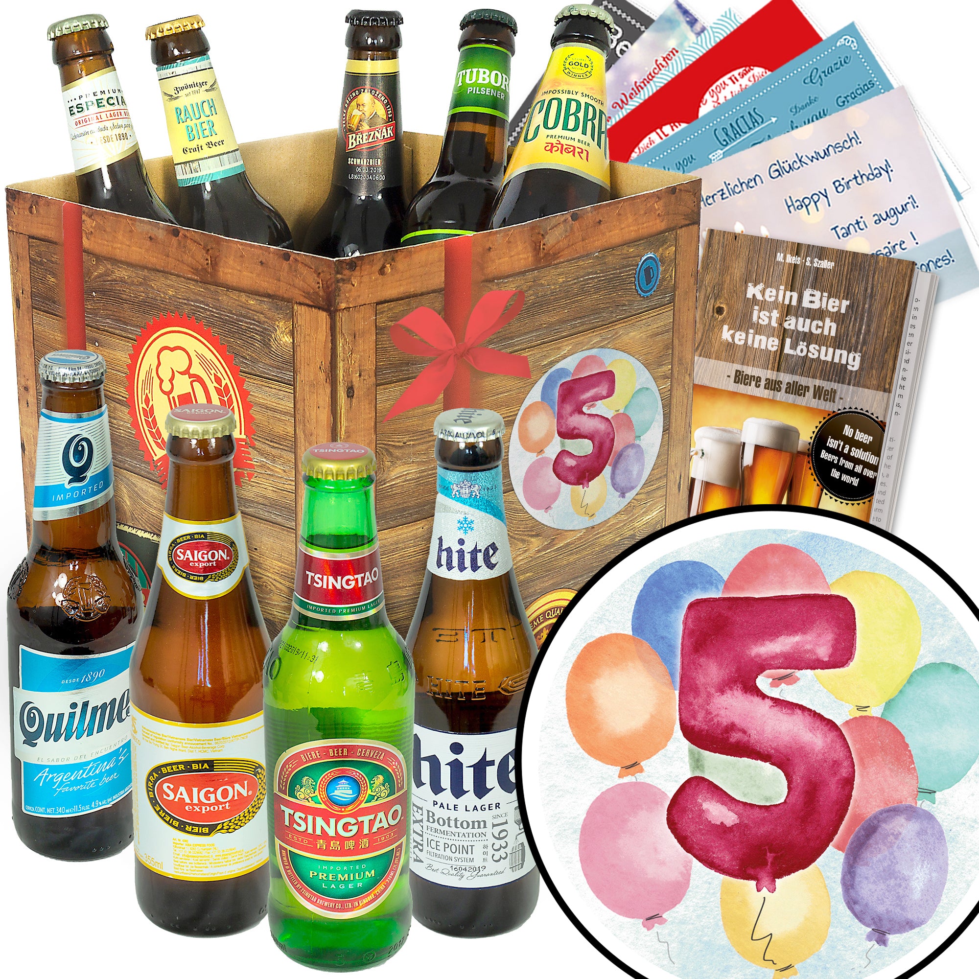 Bier Set | 9x Biere der Welt Geschenkbox