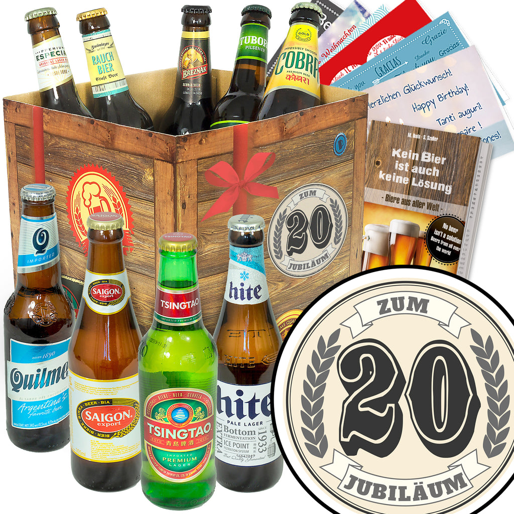 Zum 20. Jubiläum | 9 Spezialitäten Biere aus aller Welt | Biertasting