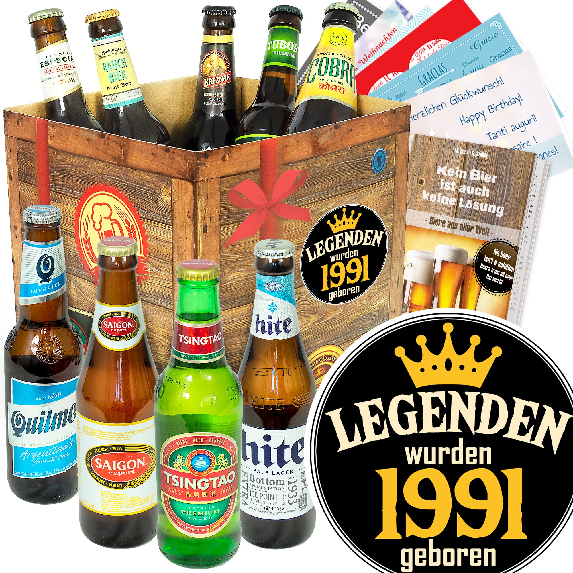 Bier Set | 9x Biere der Welt Geschenkbox