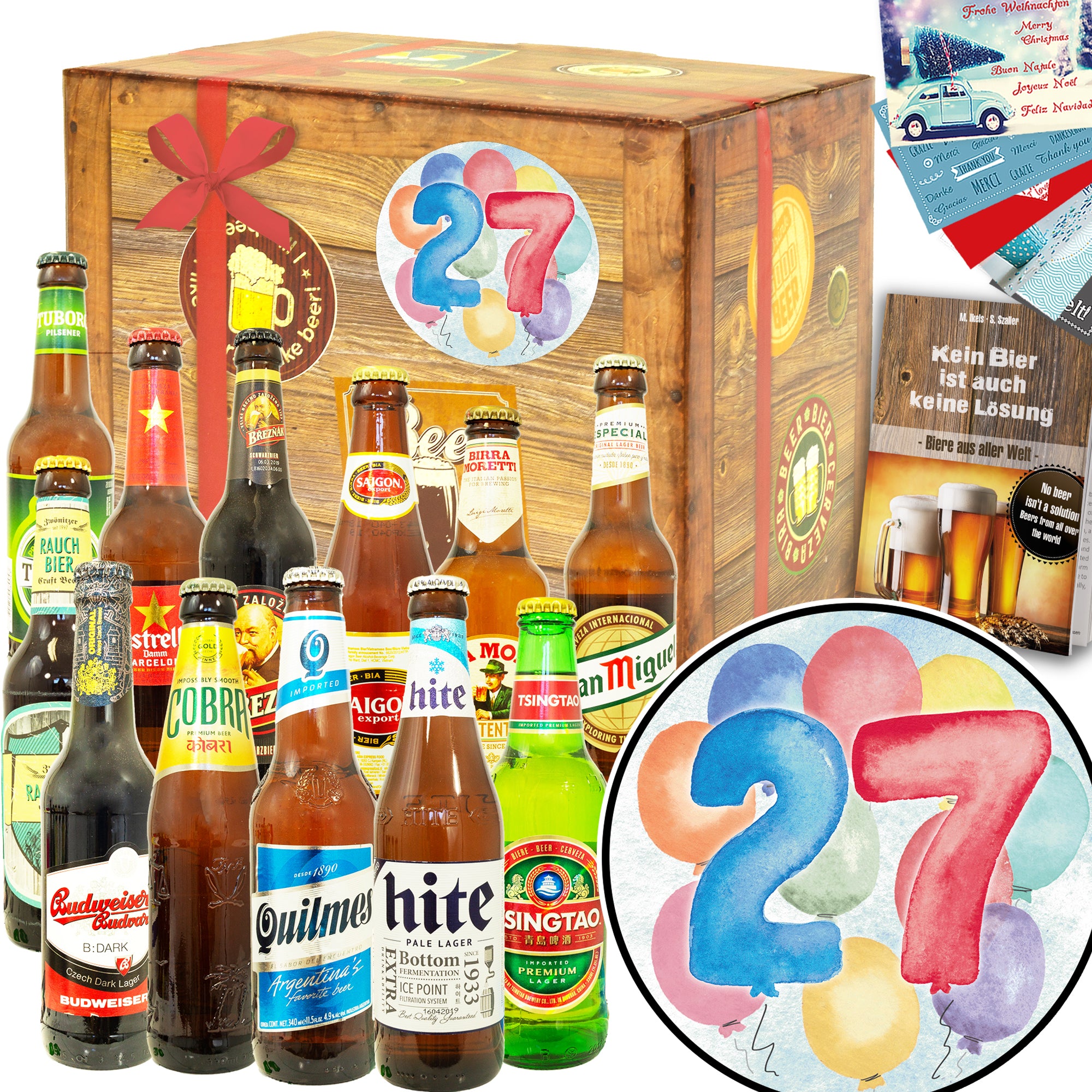 Geburtstag 27 | 12x Bier aus aller Welt | Box