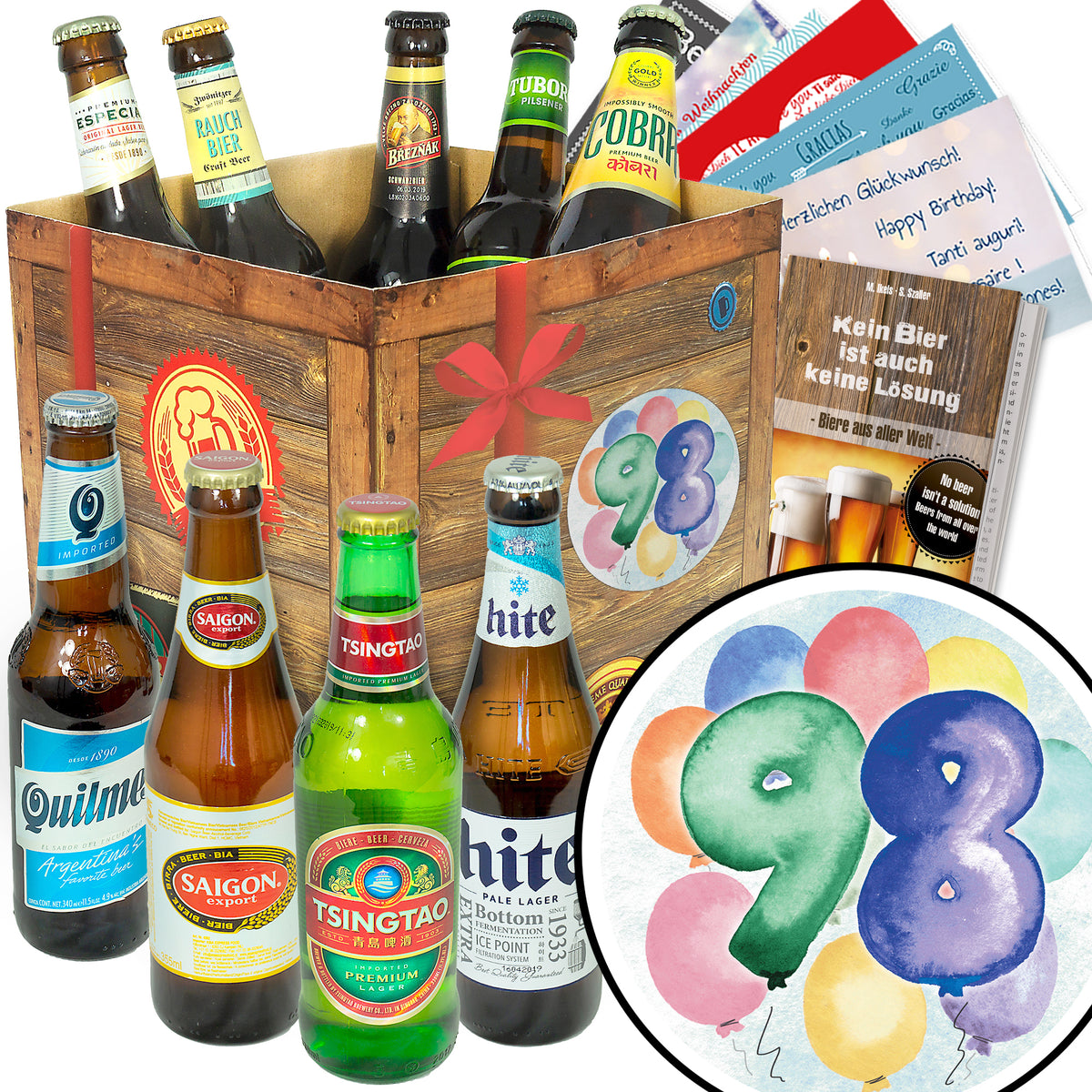 Bier Set | 9x Biere der Welt Geschenkbox