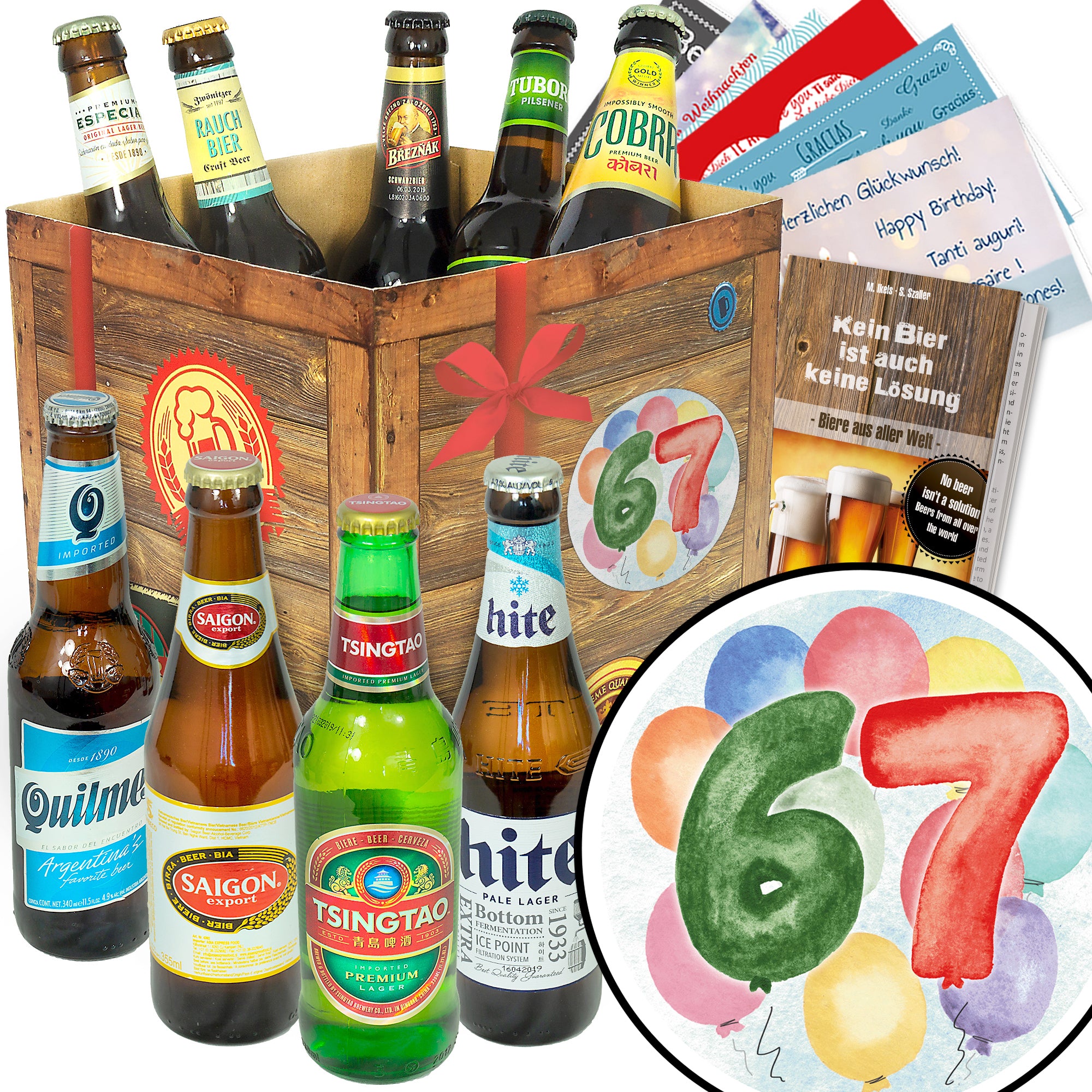 Bier Set | 9x Biere der Welt Geschenkbox