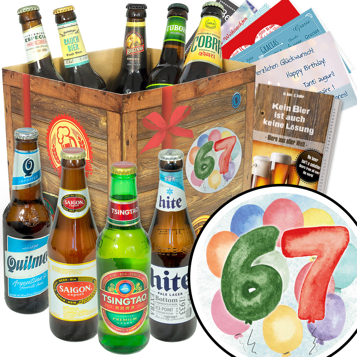 Bier Set | 9x Biere der Welt Geschenkbox