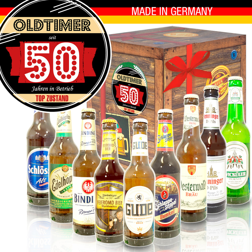 Oldtimer 50 | 9x Bier Biere aus Deutschland | Biertasting
