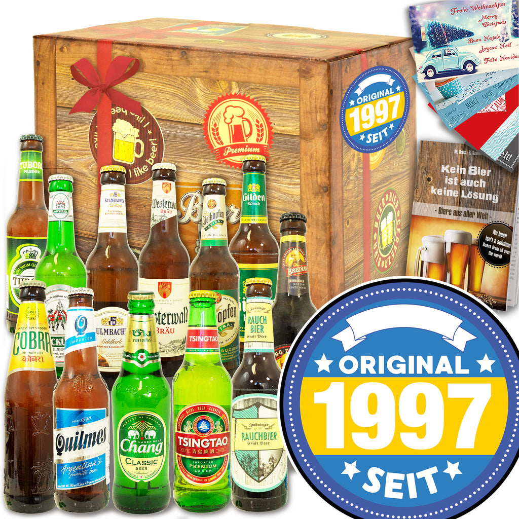 Original seit 1997 | 12 Spezialitäten Biere Welt und Deutschland | Biergeschenk