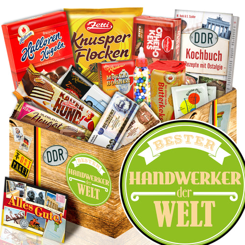 Bester Handwerker - Süßigkeiten Set DDR L - monatsgeschenke.de