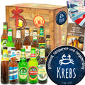 Sternzeichen Krebs | 12 Biersorten Bier International und DE | Paket