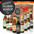 Härrzlisch'n Gliggwunsch | 9x Bier Biere aus Ostdeutschland | Geschenkbox