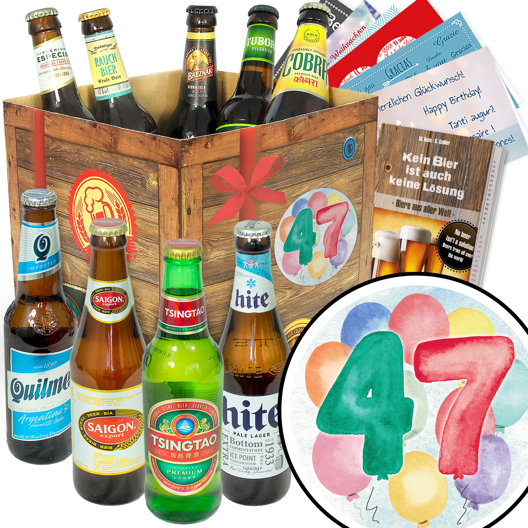 Bier Set | 9x Biere der Welt Geschenkbox