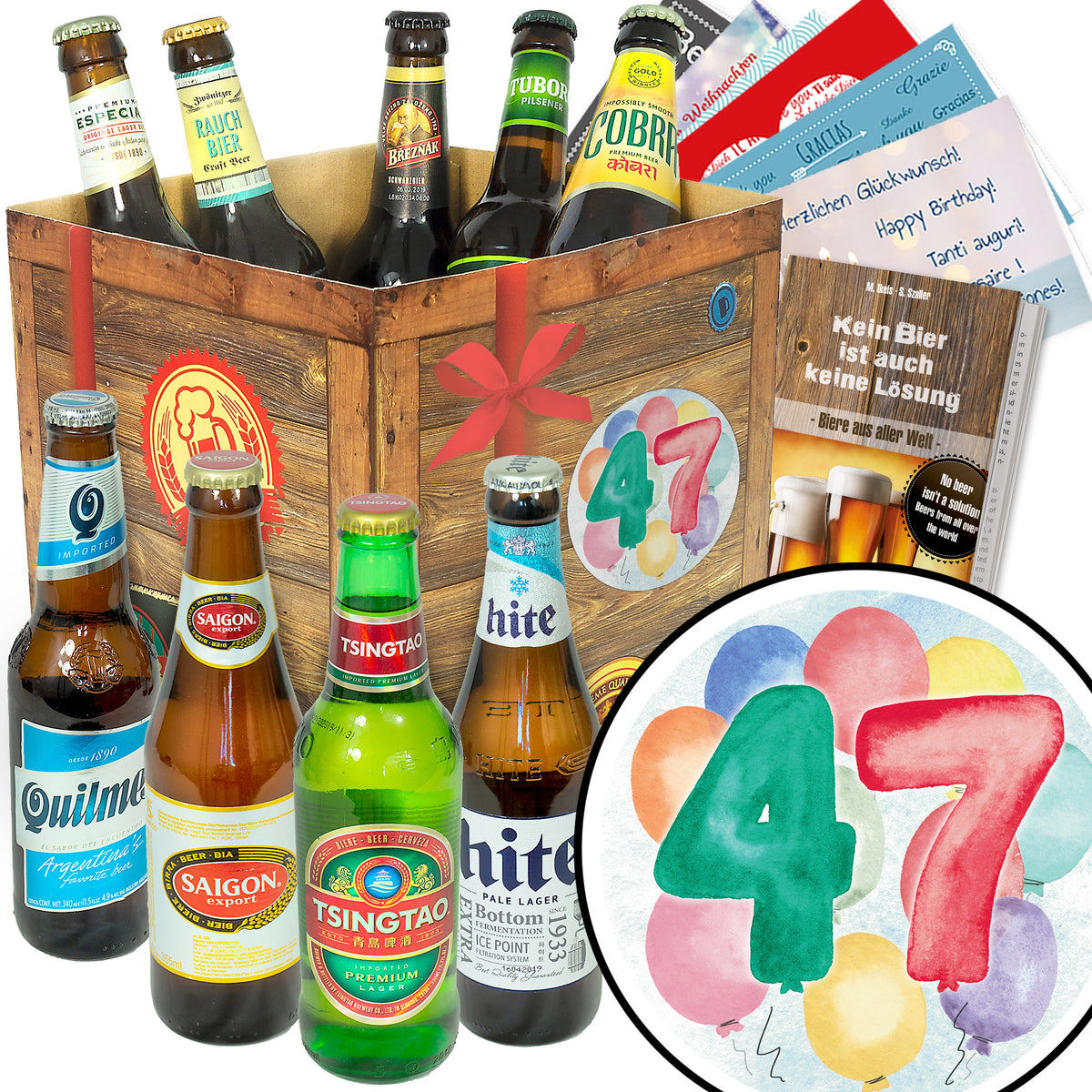 Bier Set | 9x Biere der Welt Geschenkbox