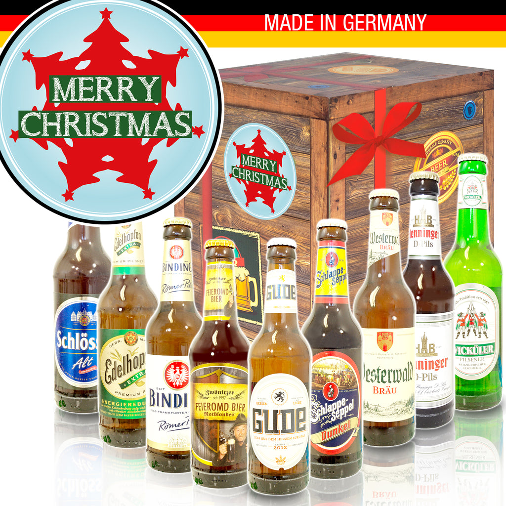 Frohe Weihnachten Baum | 9x Bier Deutschlandreise | Probierpaket