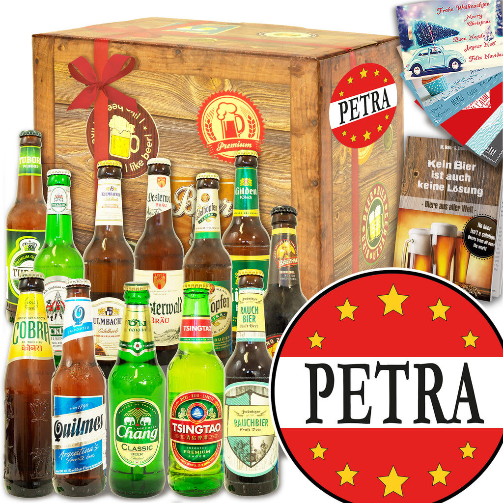 Petra | 12x Biere Welt und Deutschland | Biergeschenk