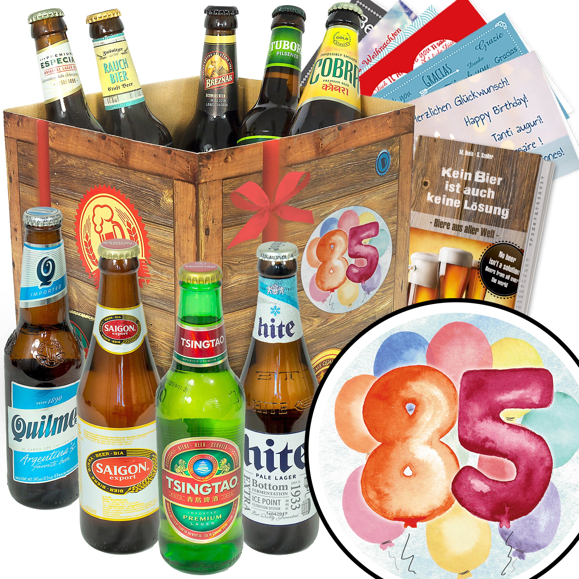 Bier Set | 9x Biere der Welt Geschenkbox