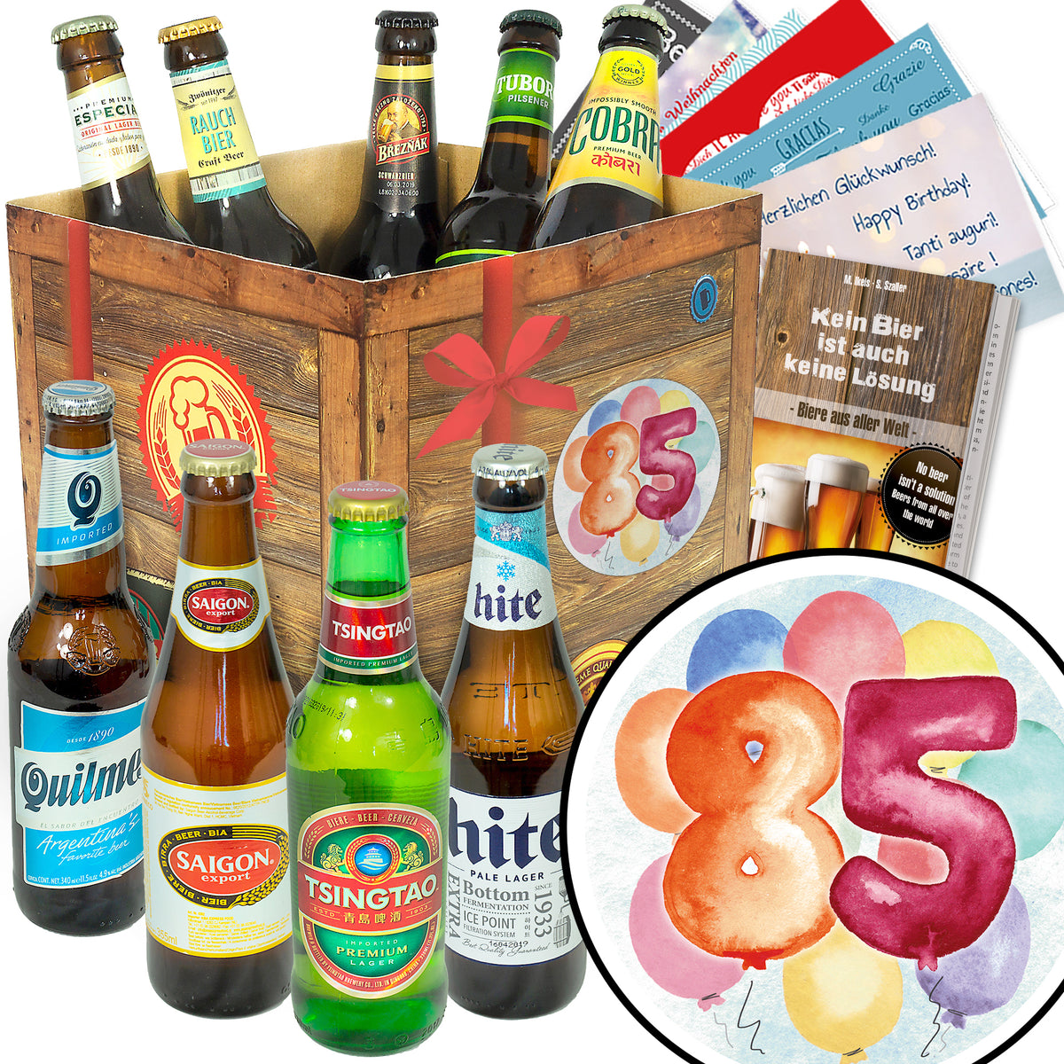 Bier Set | 9x Biere der Welt Geschenkbox