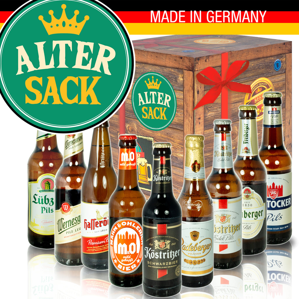Alter Sack | 9 Biersorten Biere Ostdeutsch | Präsent
