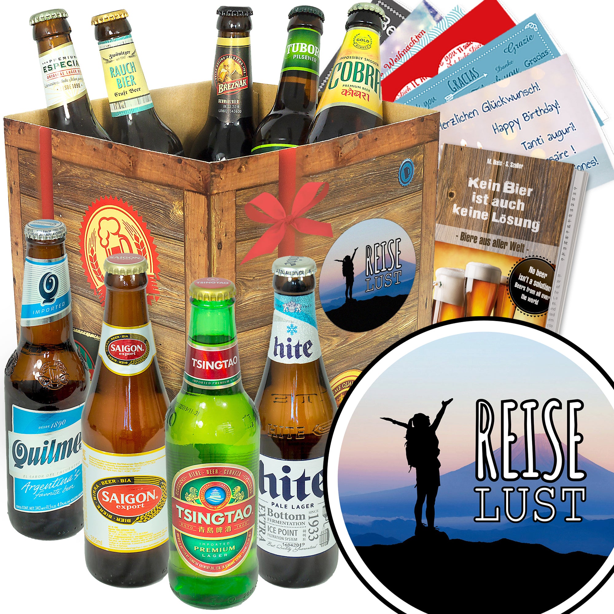 Bier Set | 9x Biere der Welt Geschenkbox