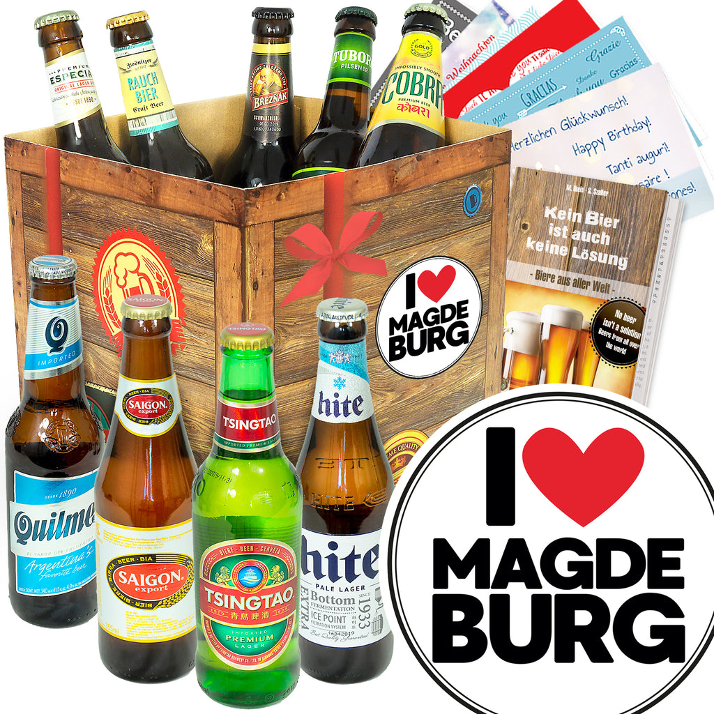 I love Magdeburg | 9 Biersorten Bierweltreise | Bierset