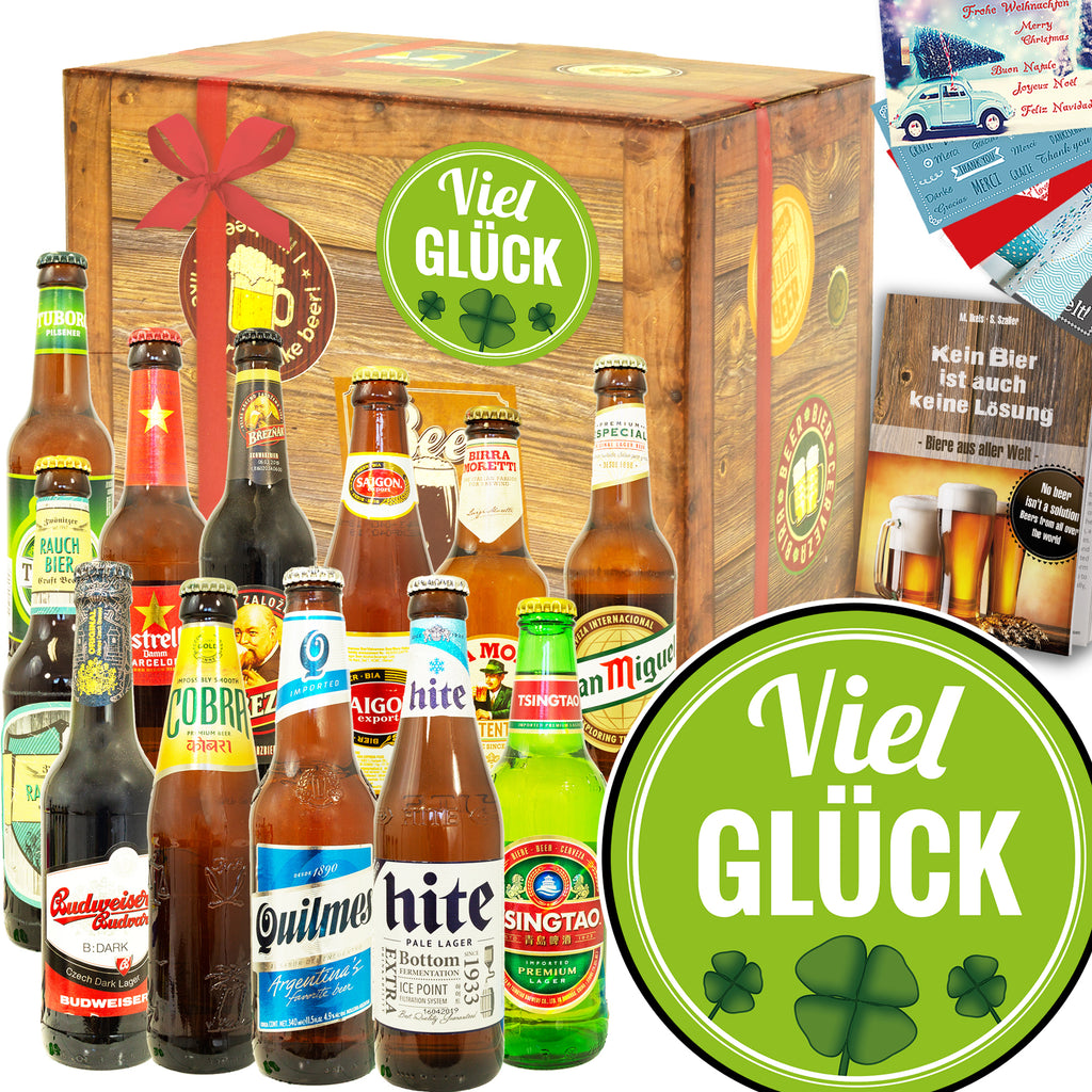 Viel Glück | 12 Spezialitäten Bier Weltreise | Bierverkostung