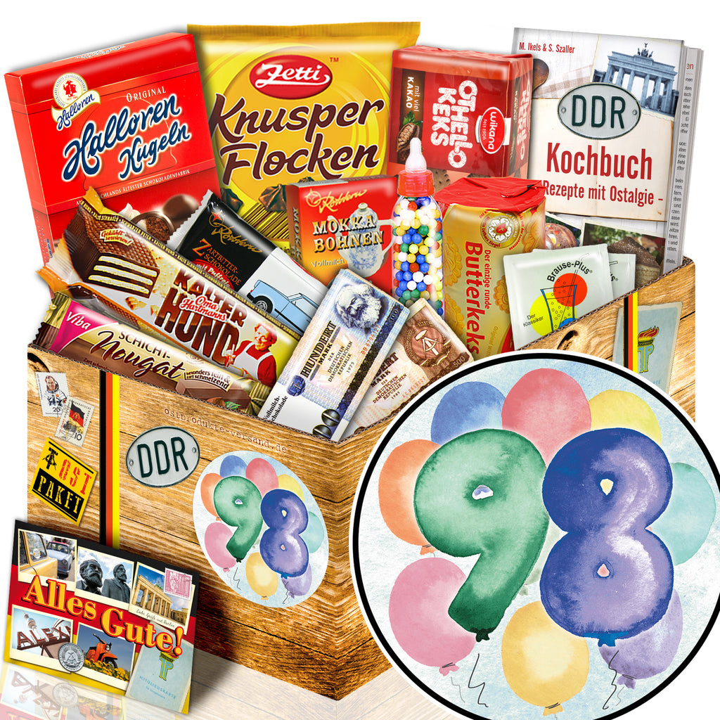 Zahl 98 - Süßigkeiten Set DDR L