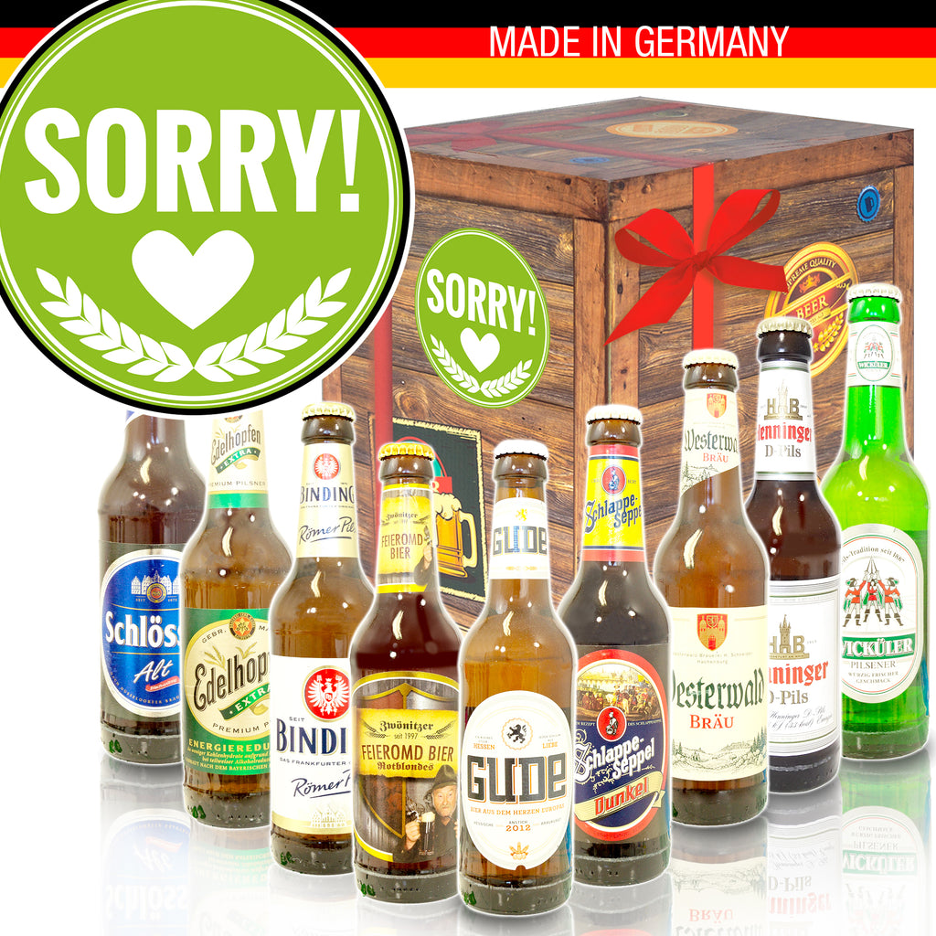 Sorry | 9 Biersorten Biere Deutschland | Paket