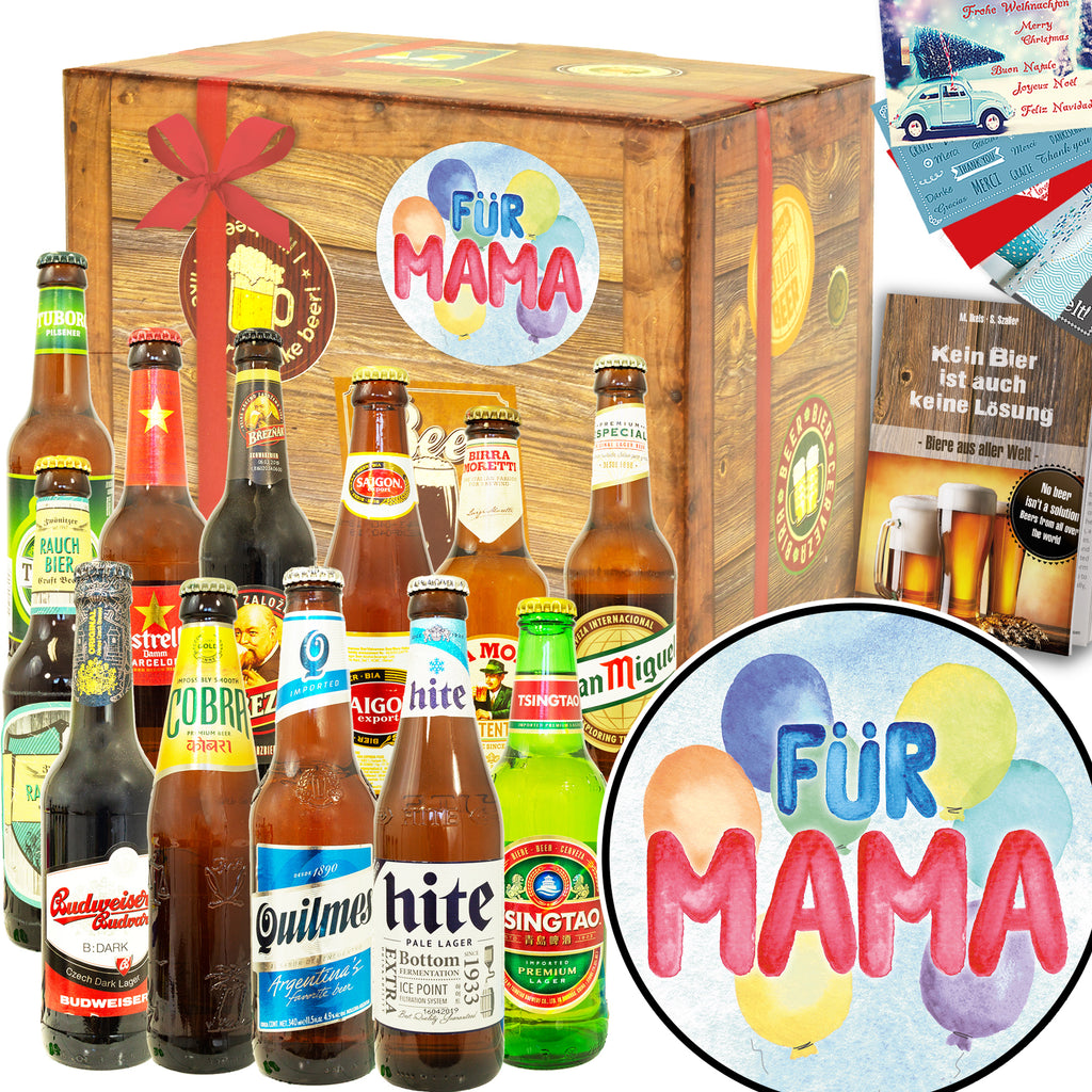 Für Mama | 12 Länder Biere der Welt | Geschenkset