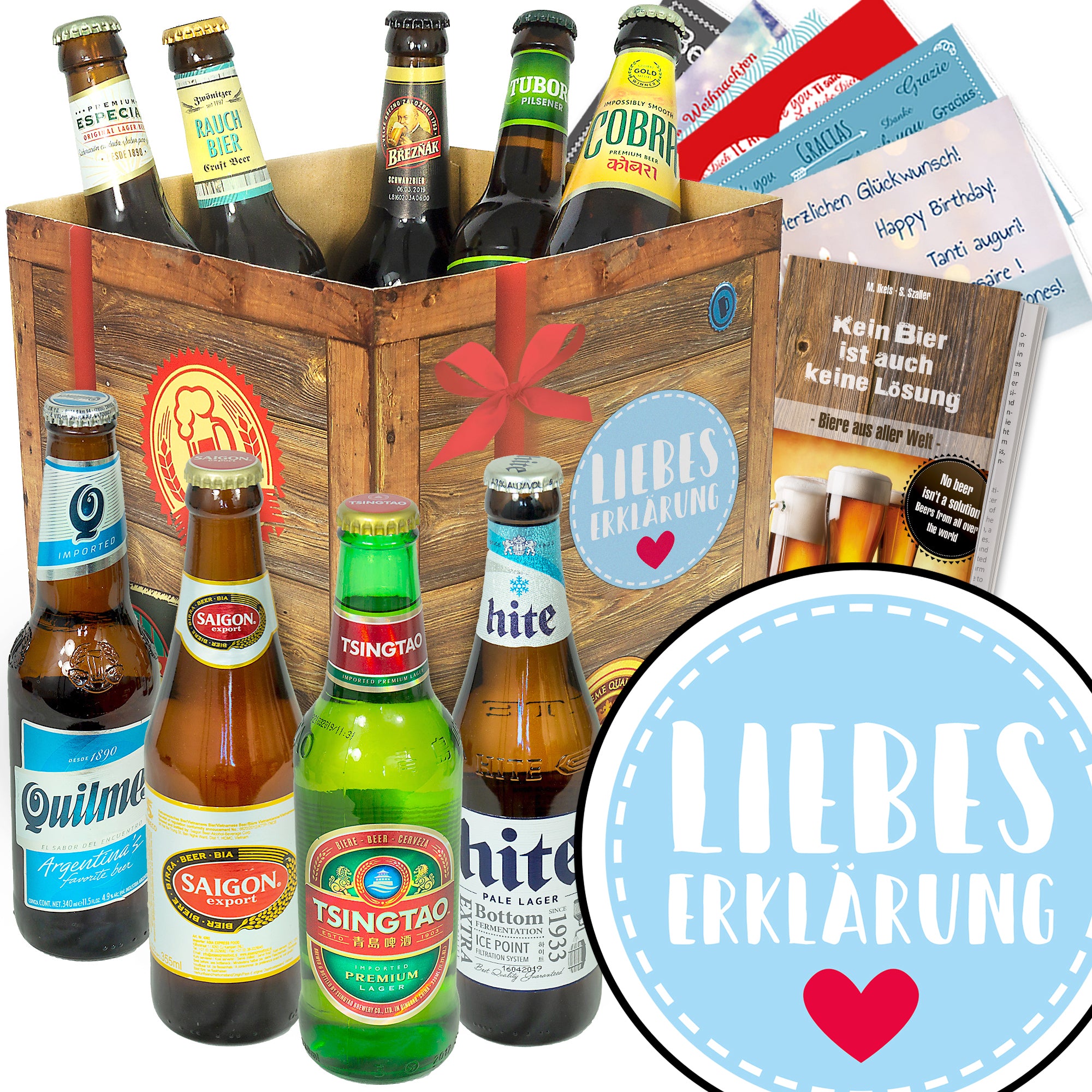 Bier Set | 9x Biere der Welt Geschenkbox