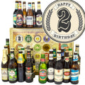 Geburtstag 2 | 24 Flaschen Bier Deutschland und Welt | Biertasting