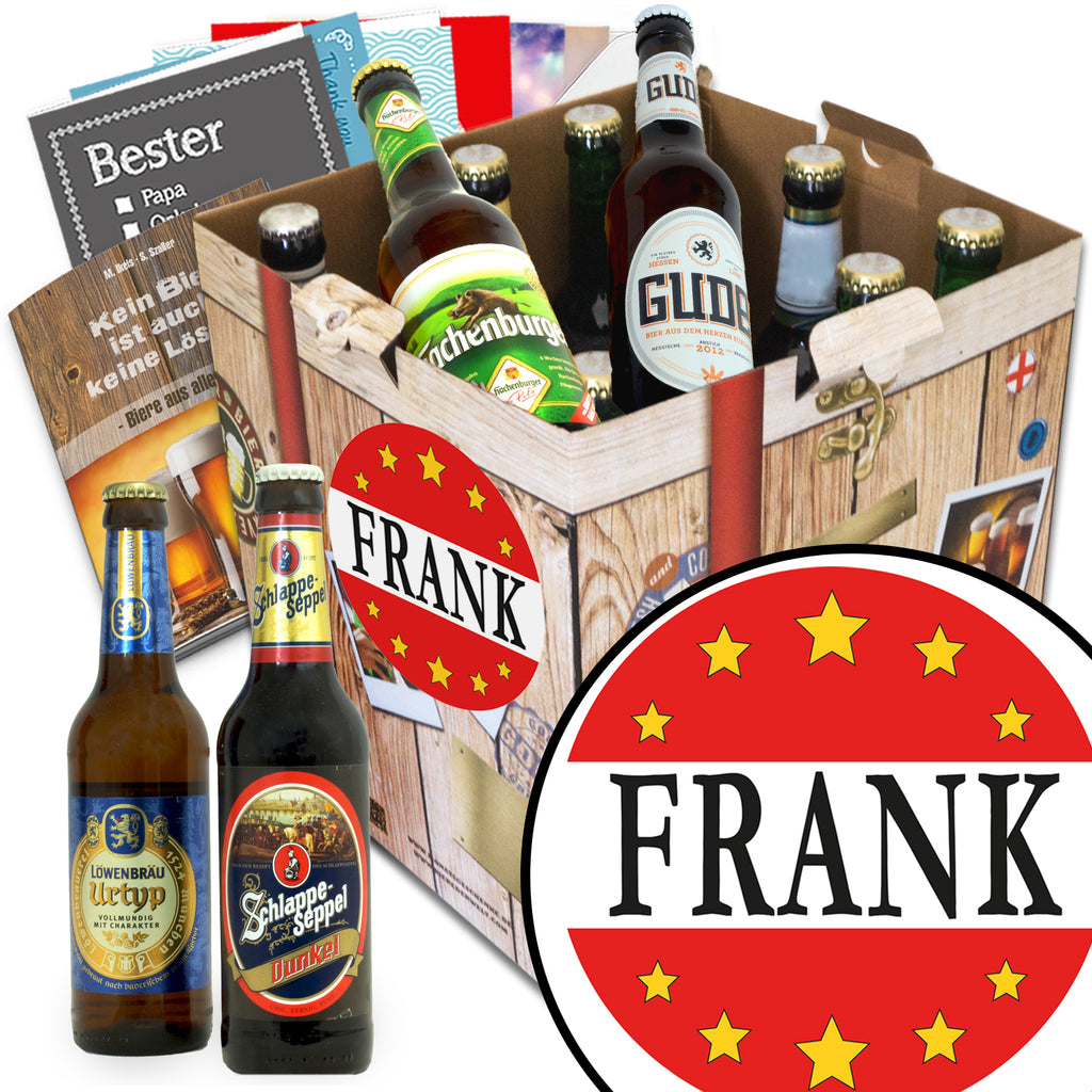 Frank | 9x Biere Deutschland | Geschenk Box