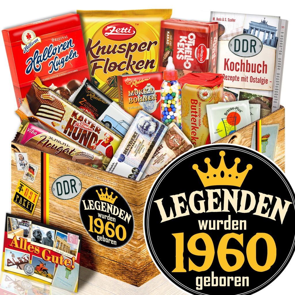 Legenden wurden 1960 geboren - Süßigkeiten Set DDR L