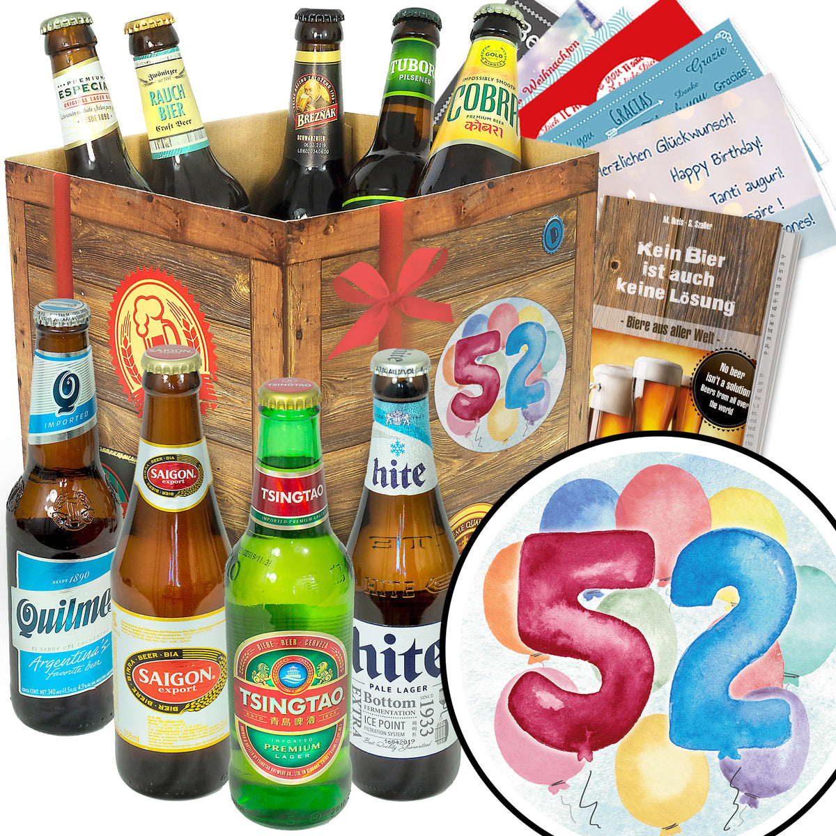 Bier Set | 9x Biere der Welt Geschenkbox