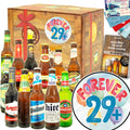 Forever 29 + | 12 Spezialitäten Bier aus aller Welt | Geschenkbox