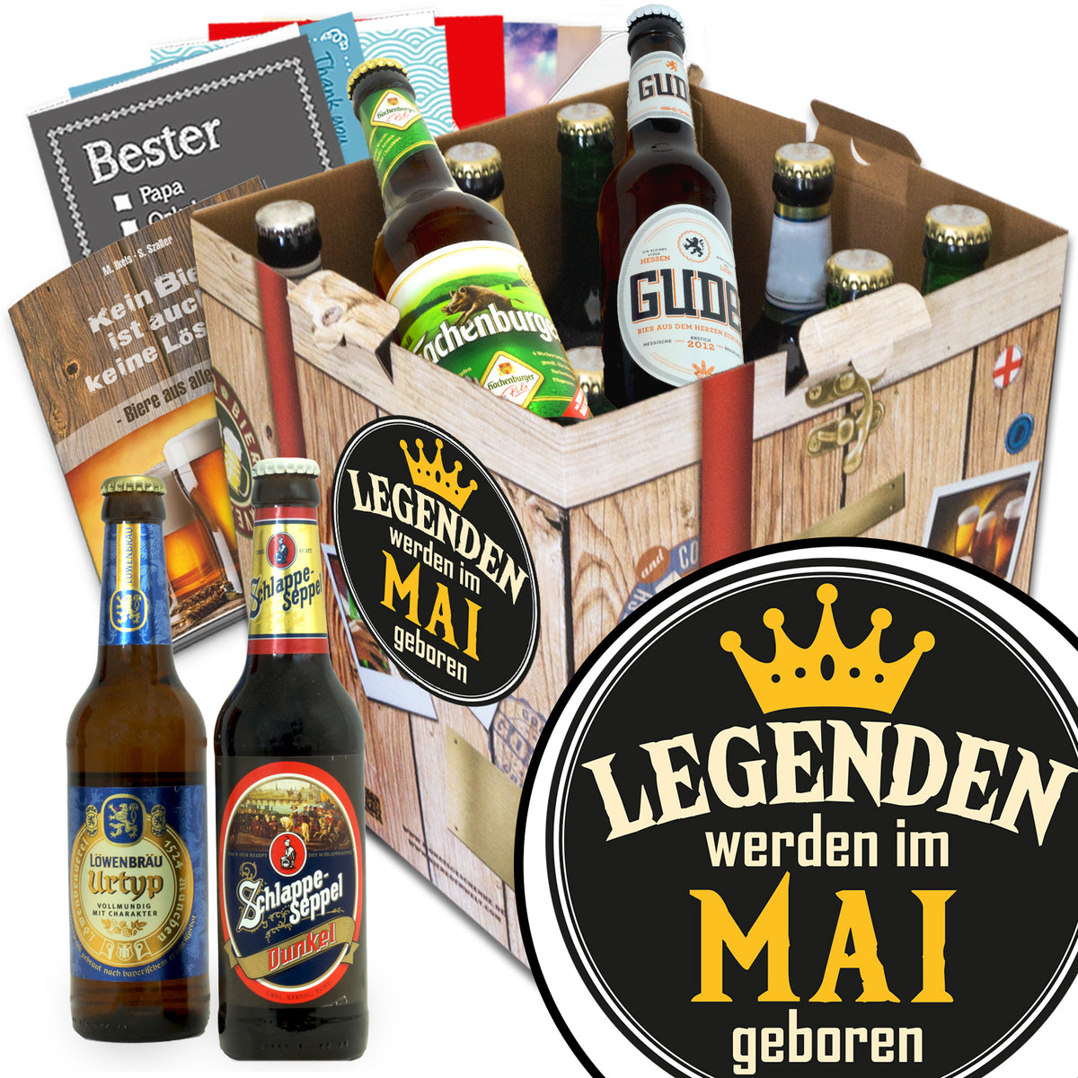 Legende Mai | 9 Biersorten Biere aus Deutschland | Paket