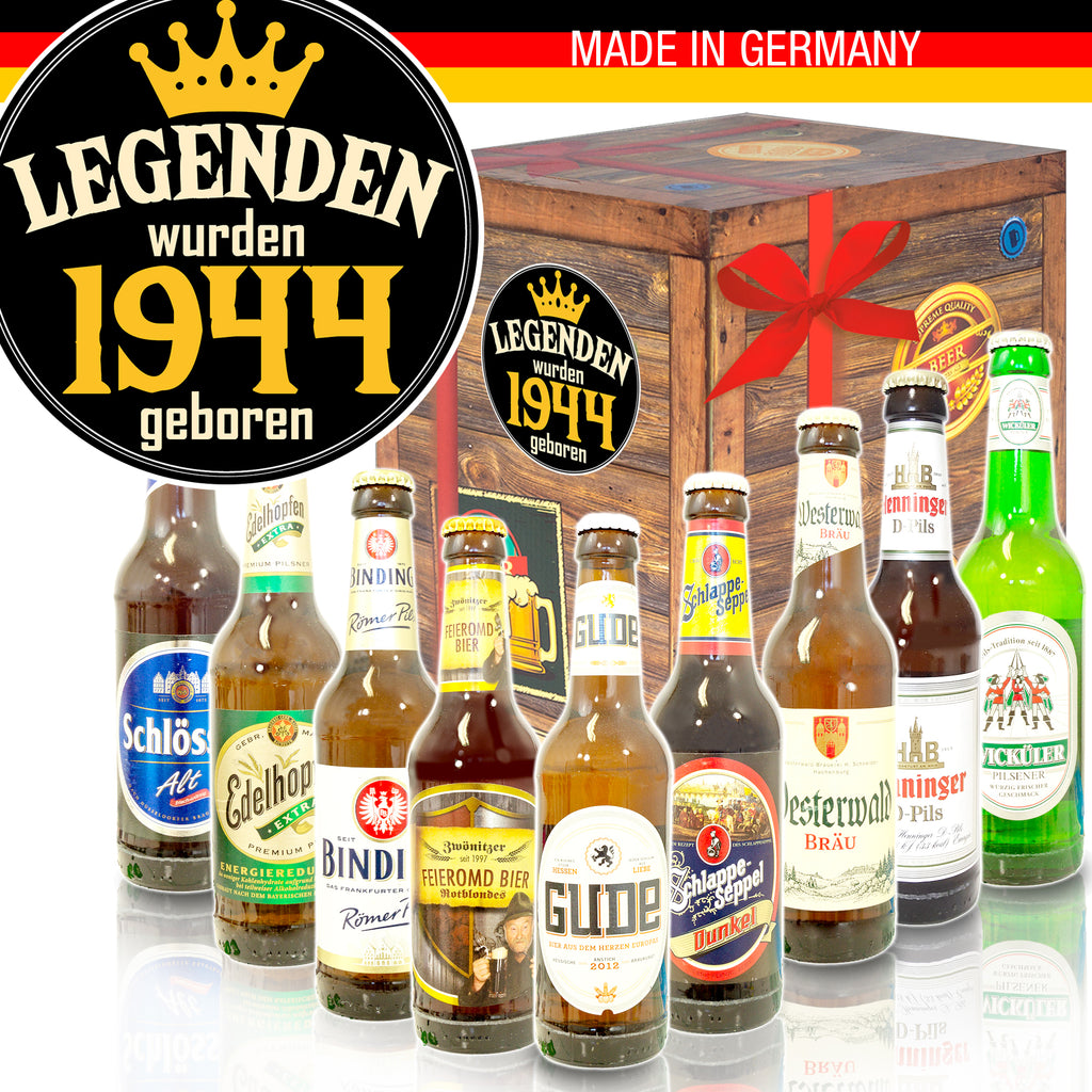 Legenden 1944 | 9 Biersorten Biere aus Deutschland | Geschenk Box