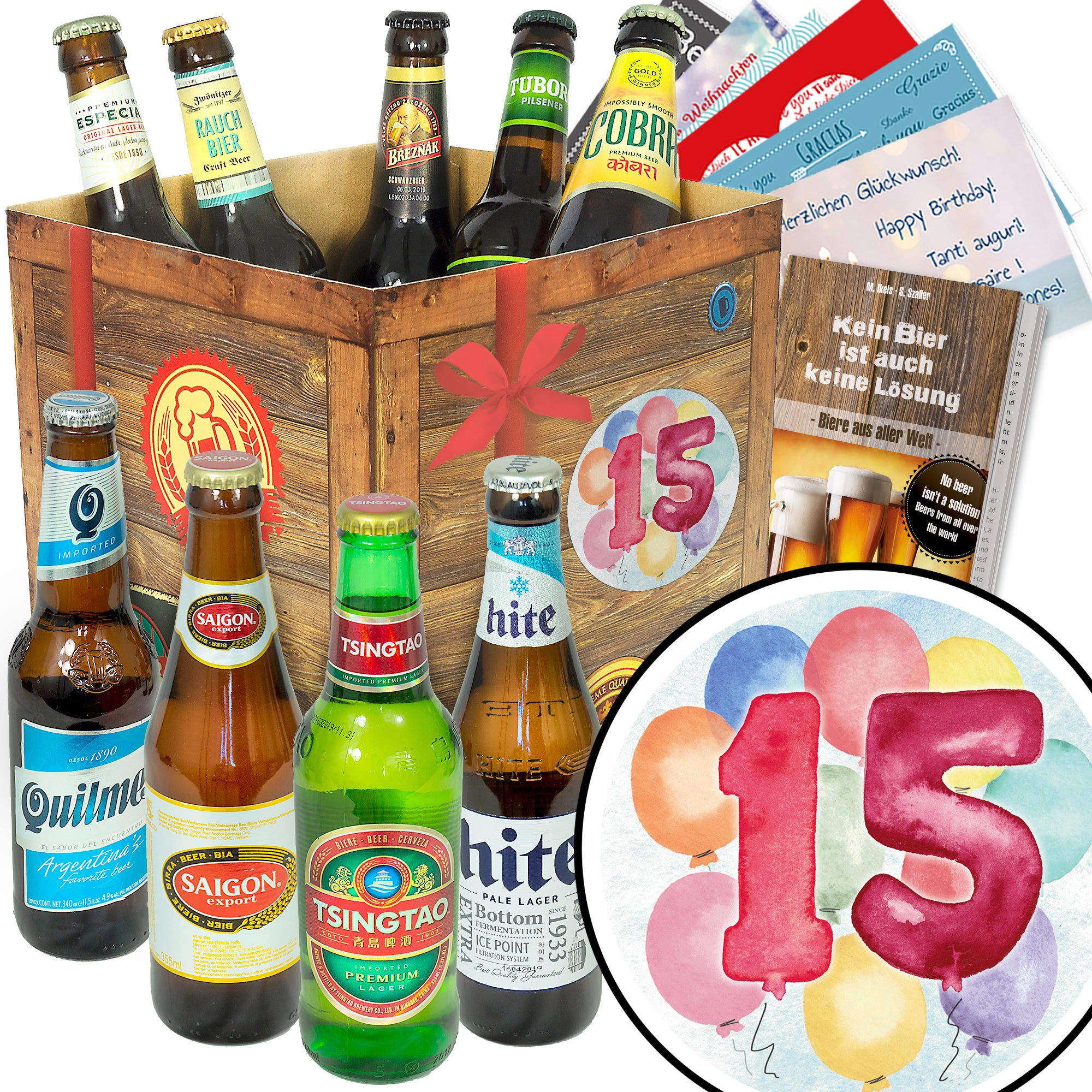 Bier Set | 9x Biere der Welt Geschenkbox